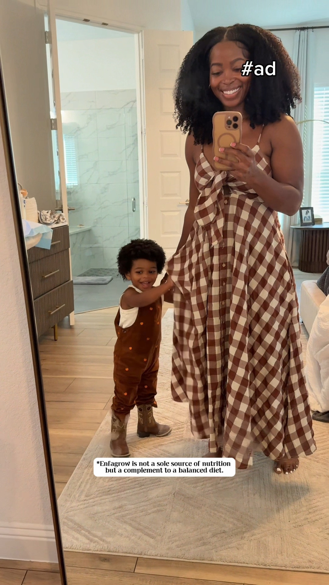 #ad Fall adventures with my little pumpkin 🍂🎃
From the long car ride to the pumpkin patch  to fun at the park — Enfagrow has been our go-to every step of the way! 🧡It has 24 nutrients like iron, vitamin D, brain building DHA & zinc to help support Joshua’s growing brain and body - and perfect for my picky little eater🥰

You can shop Enfagrow @target 🎯 Head to my stories and the link in my bio to give it a try today! 💃🏾#Enfagrow #TargetPartner #Target #newmom #toddlerlife #momlife #enfagrow @Enfamil

*Enfagrow is not a sole source of nutrition but a complement to a balanced diet.


#LTKU #LTKKids #LTKBaby