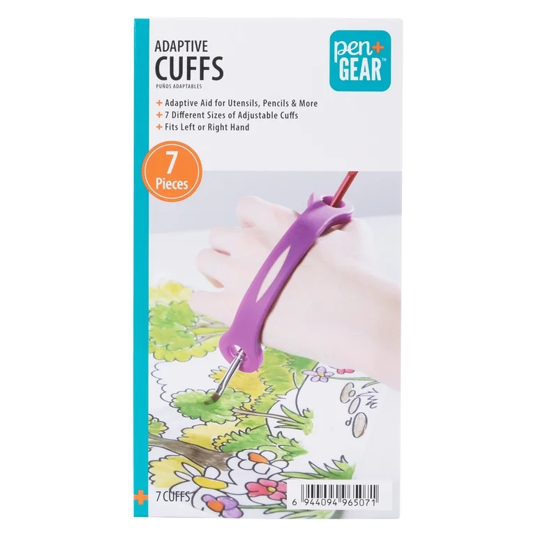Pen+Gear Adaptive Cuffs, 7 Count, Made from Silicone, Various Size | Walmart (US)