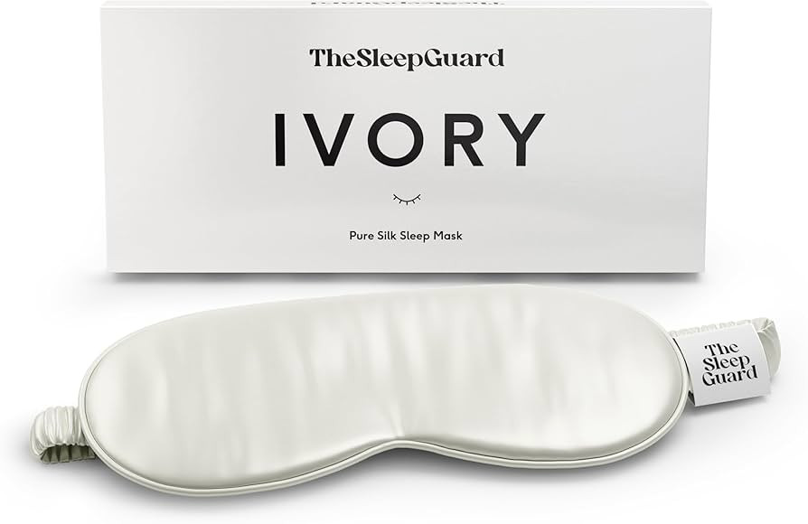 Pure Silk Sleep Mask [100% 6A Mulberry Silk, 22 Momme] Light Blocking Travel Essentials. Eye Mask... | Amazon (US)