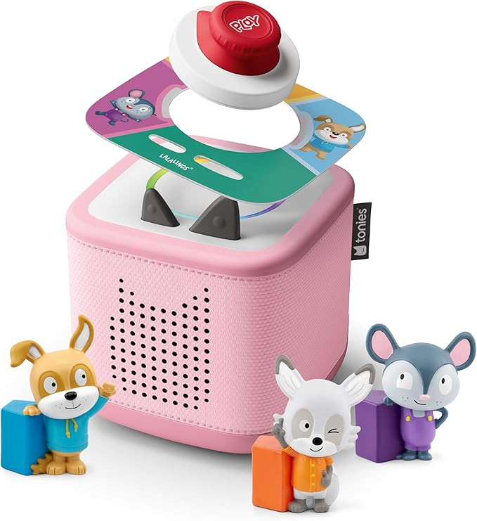 Toniebox 2 Audio Player Bundle for Kids 3+ with Lalalinos Akio, Cosmo, Scout Figurines and Toniep... | Amazon (US)