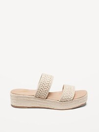 Double-Strap Espadrille Sandals | Old Navy (US)