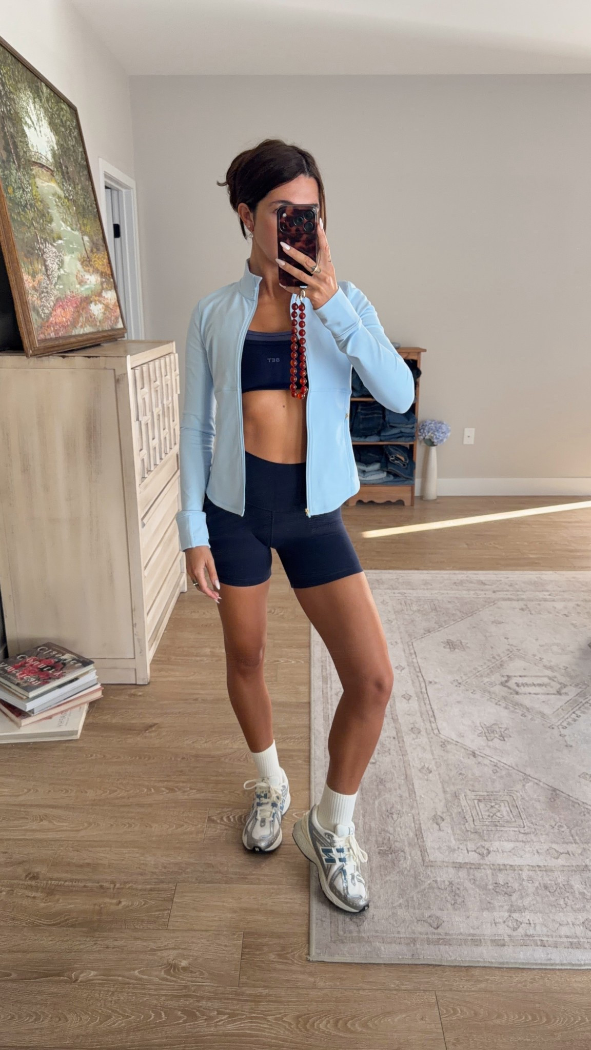 Workout outfit! S in jacket, bra is old set active (linked similar), and 4 in shorts !!!

#LTKootd #LTKdayinmylife #LTKfitnessgoals