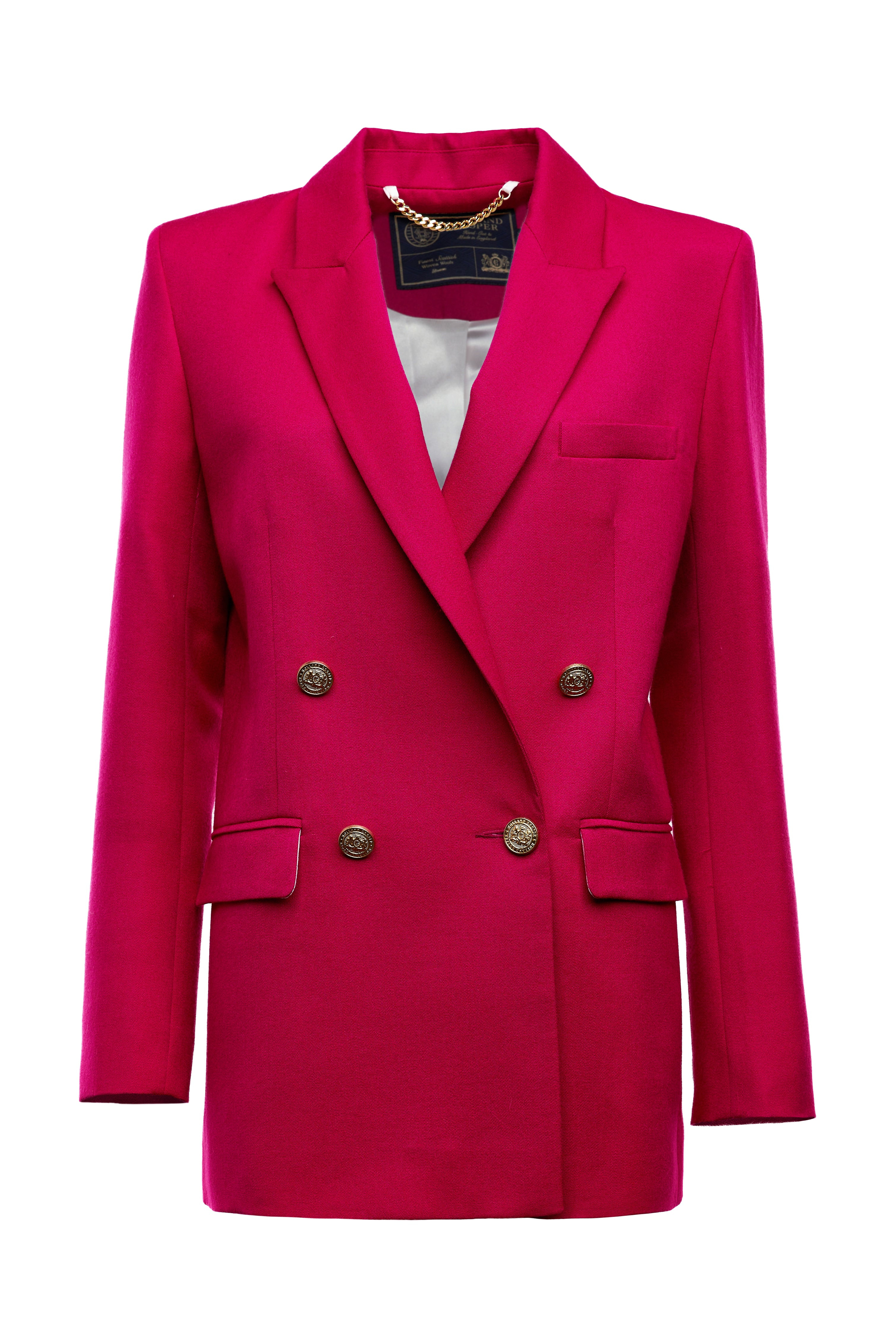 Belgravia Blazer (Hot Pink Barathea) | Holland Cooper