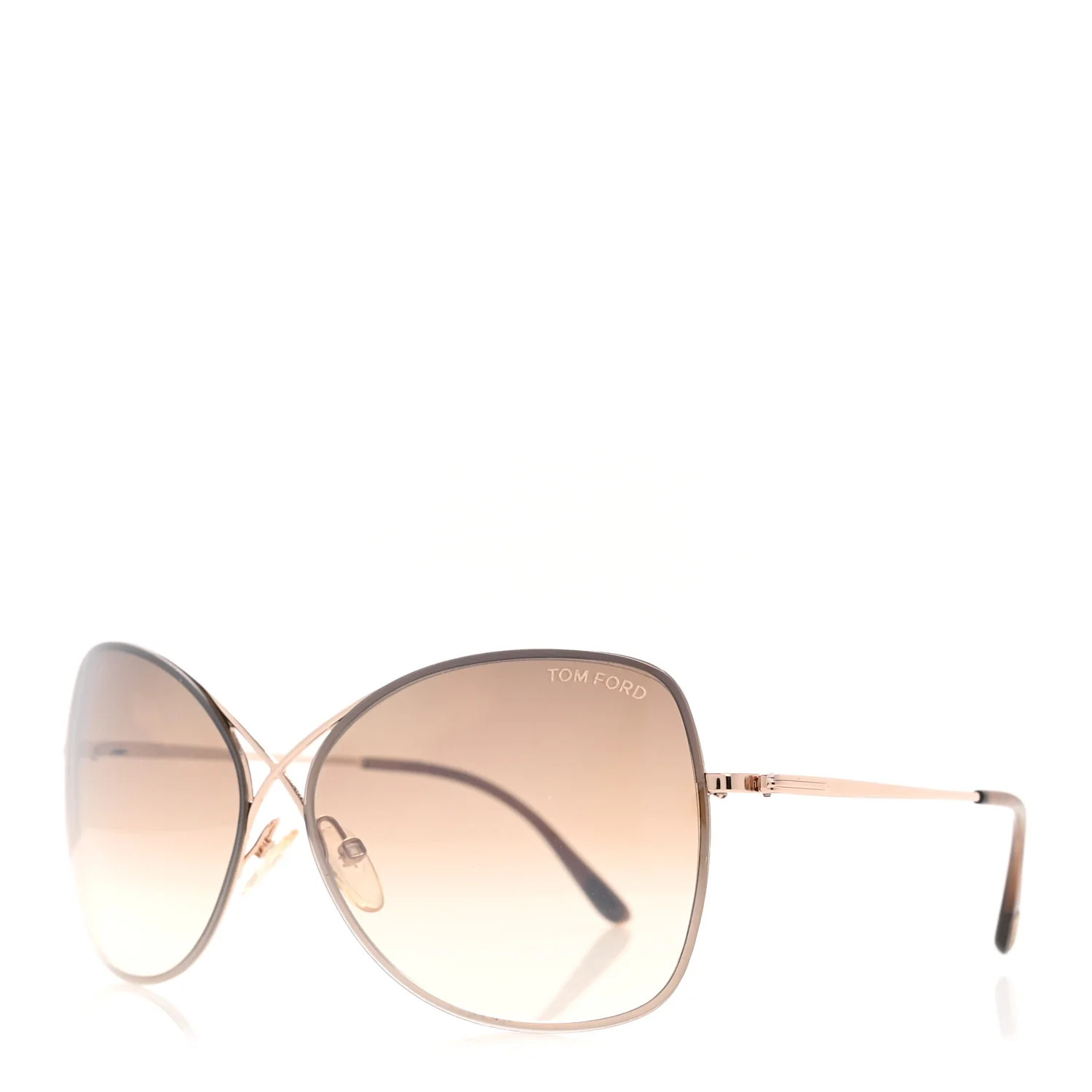 Colette Butterfly Sunglasses TF250 Brown | FASHIONPHILE (US)