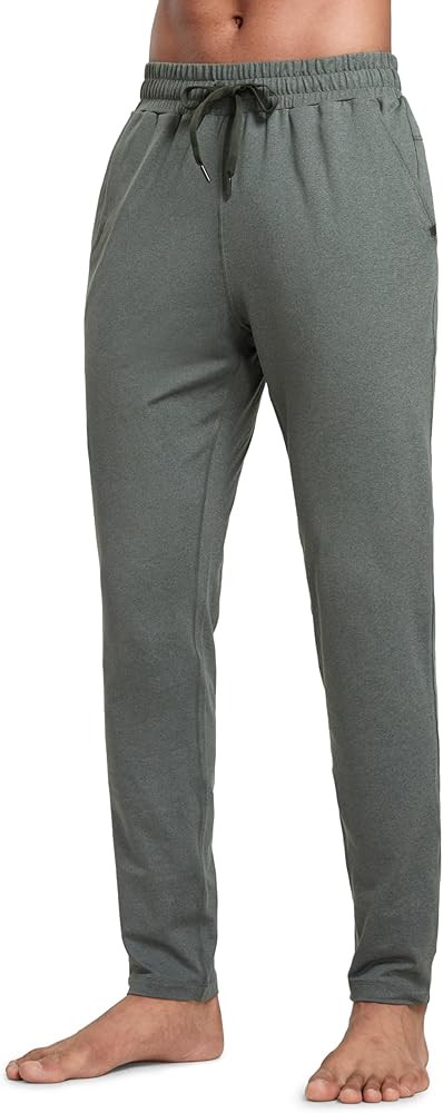 CRZ YOGA Cloud Jersey Lightweight Sweatpants for Men 30" - Workout Casual Lounge Open Bottom Pant... | Amazon (US)