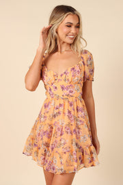 Cora Mini Dress - Orange | Petal & Pup (US)