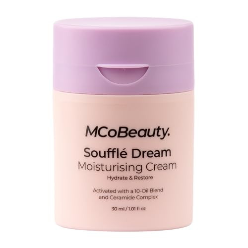MCoBeauty Souffle Dream Moisturizing Cream, Nourishing Hydration for Supple Skin, Vegan, Cruelty Free Cosmetics | Amazon (US)