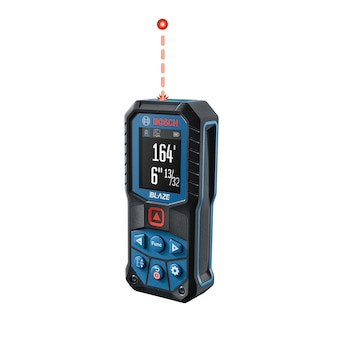 Bosch BLAZE 165-ft Indoor Red Laser Distance Measurer with Backlit Display | Lowe's