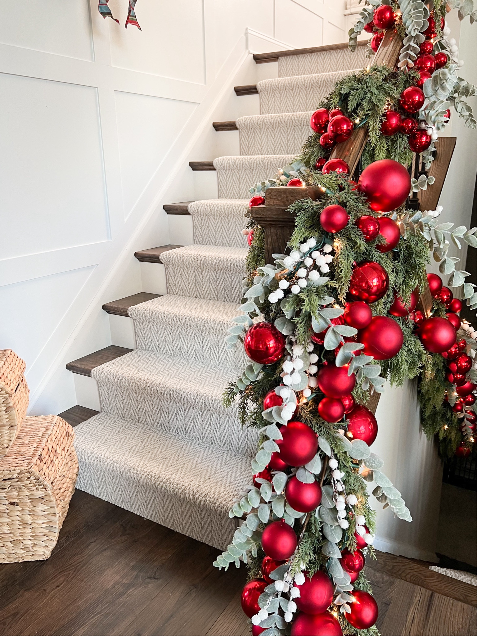 What I used to create my holiday staircase garland as seen in my video! 

#LTKSeasonal #LTKHome #LTKHoliday