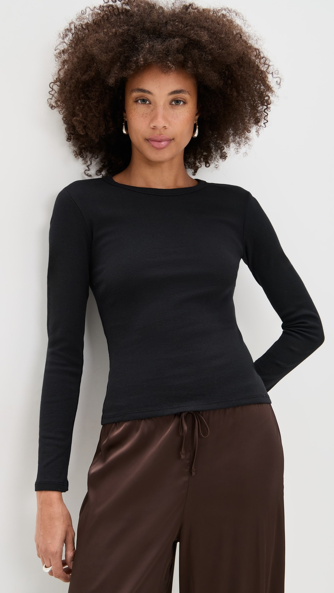 Nando Slim Fit Long Sleeve Tee | Shopbop