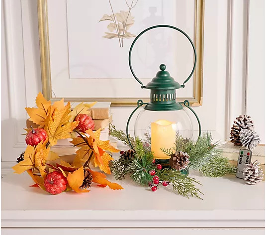 Home Reflections Indoor/Outdoor 13" Hanging Lantern | QVC