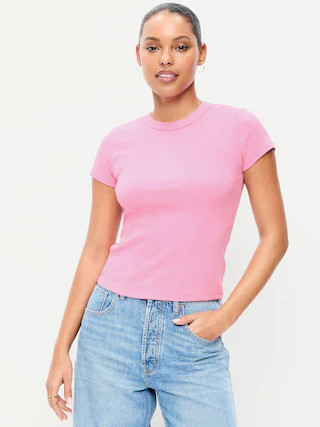 Snug Crop T-Shirt | Old Navy (US)