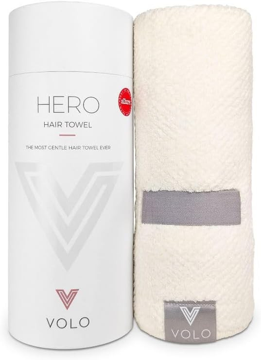 VOLO Hero Hair Towel – Ultra Soft Nanoweave™ Microfiber, Super Absorbent Quick Dry, Reduces D... | Amazon (US)