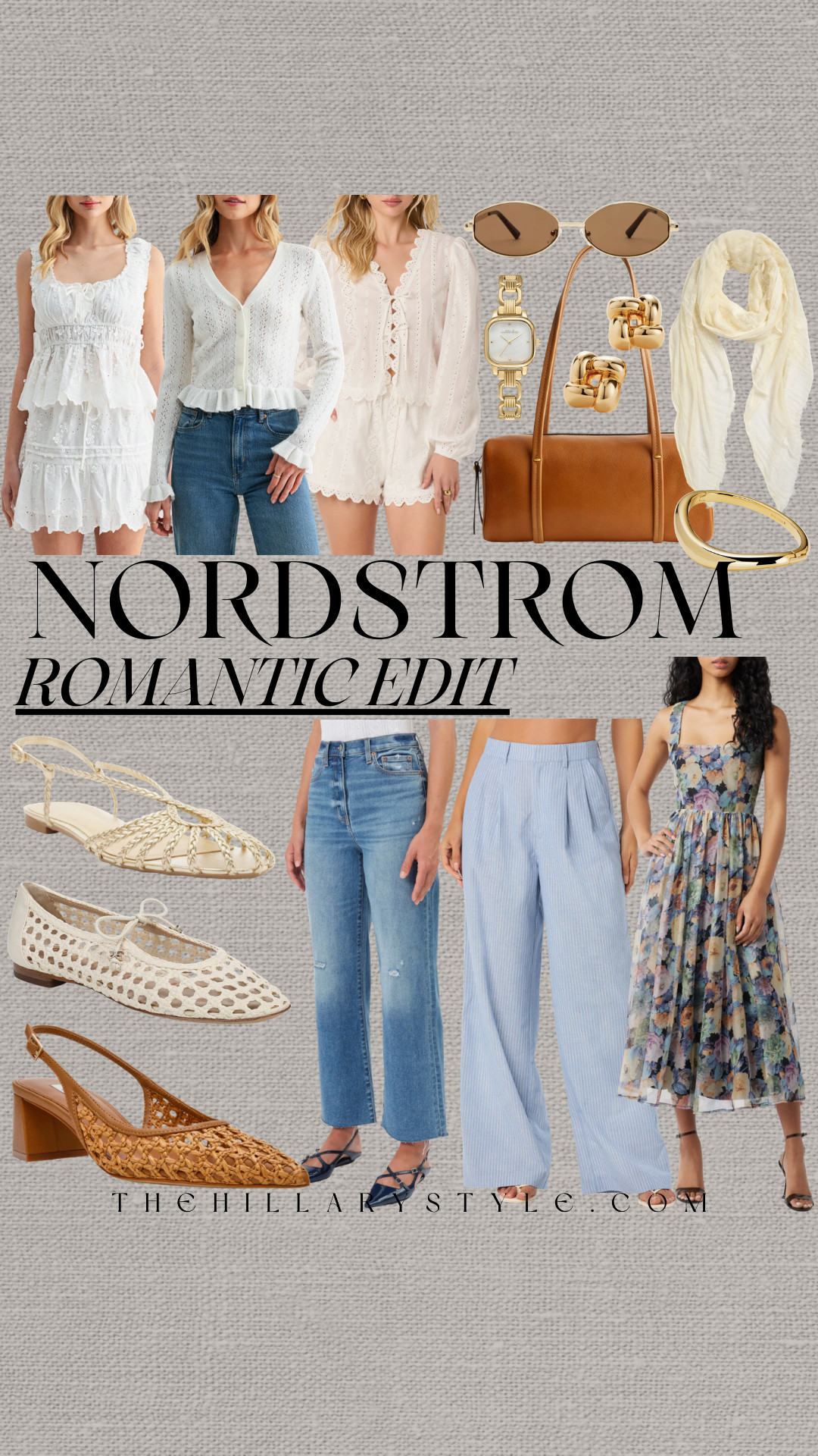 Nordstrom New Arrivals: The Romantic Spring Edit 🎀
Spring is officially in the air with this new Nordstrom drop! 🌷 This curated "Romantic Edit" is all about those dreamy details: delicate eyelet lace, feminine ruffles, and soft floral prints. From the perfect white eyelet set to chic pointed-toe flats and gold statement jewelry, these pieces are a masterclass in the "Coquette" and "Cottagecore" aesthetics. Whether you’re styling light-wash denim for a casual brunch or a floral midi dress for a garden wedding, these elevated spring staples are a must. High-end style with that perfect romantic touch! 🕊️✨

#TheHillaryStyle #Nordstrom #NordstromHaul #SpringFashion2026 #RomanticStyle #CoquetteAesthetic #Cottagecore #EyeletLace #SpringOutfits #LTKSpring #LTKStyle #PinterestFashion #FloralDress #CleanGirlAesthetic 

 

#LTKootd #LTKSeasonal #LTKOver40