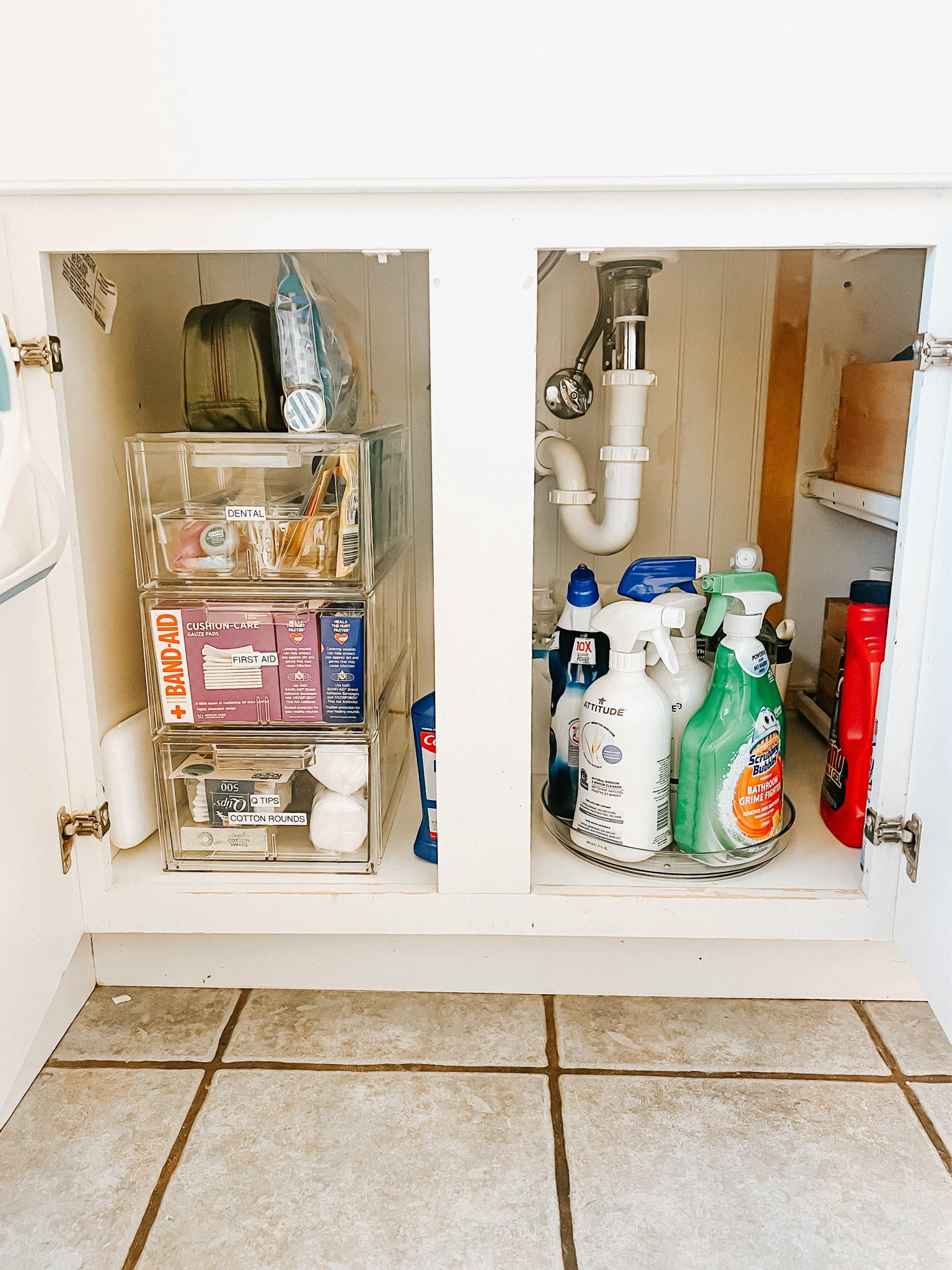 What does it look like under your bathroom sink? Can everything be seen at a glance? Do you have to move things to get to the item you really need?

Organizing systems should be SIMPLE. No fancy tricks or products….just functional, easy, beautiful solutions. 


#LTKhome