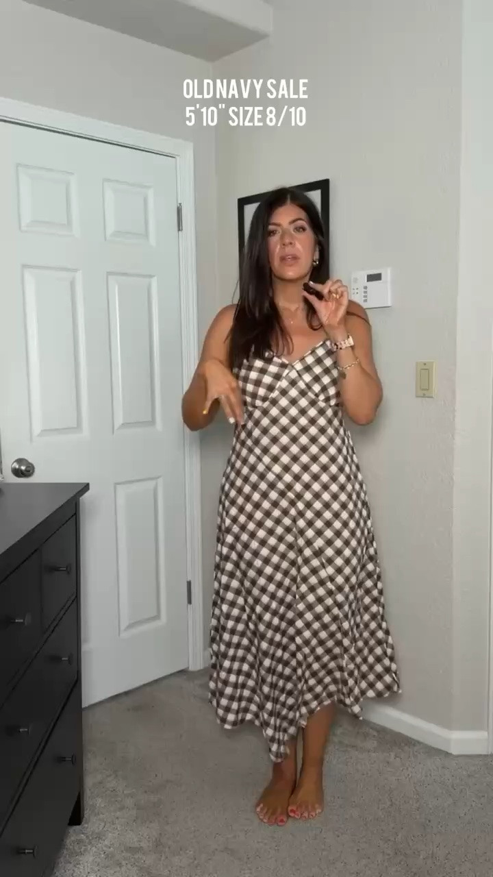 old navy sale  small tall plaid dress - size down!  Midsize summer to fall outfits, easy outfit, workwear, fall fashion, lounge, midsize denim, casual, ootd, everyday outfit, mom life, brown, trendy tops, back to school

#LTKOver40 #LTKSeasonal #LTKMidsize