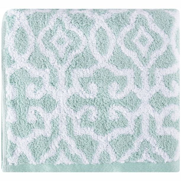 Better Homes & Gardens Thick & Plush Cotton Jacquard Towel Collection, 1 Each | Walmart (US)
