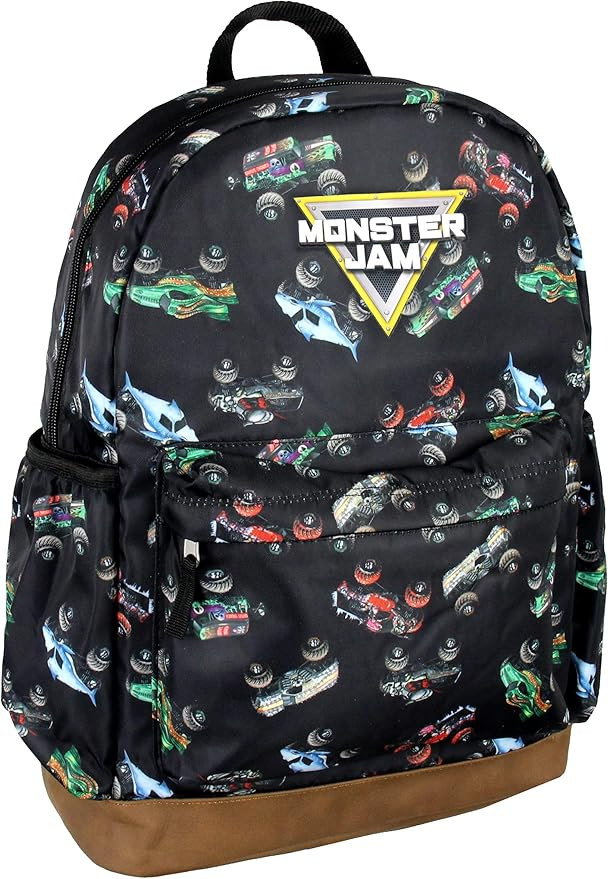 INTIMO Monster Jam Trucks Dragon Zombie Grave Digger Megalodon All Over Print Backpack | Amazon (US)