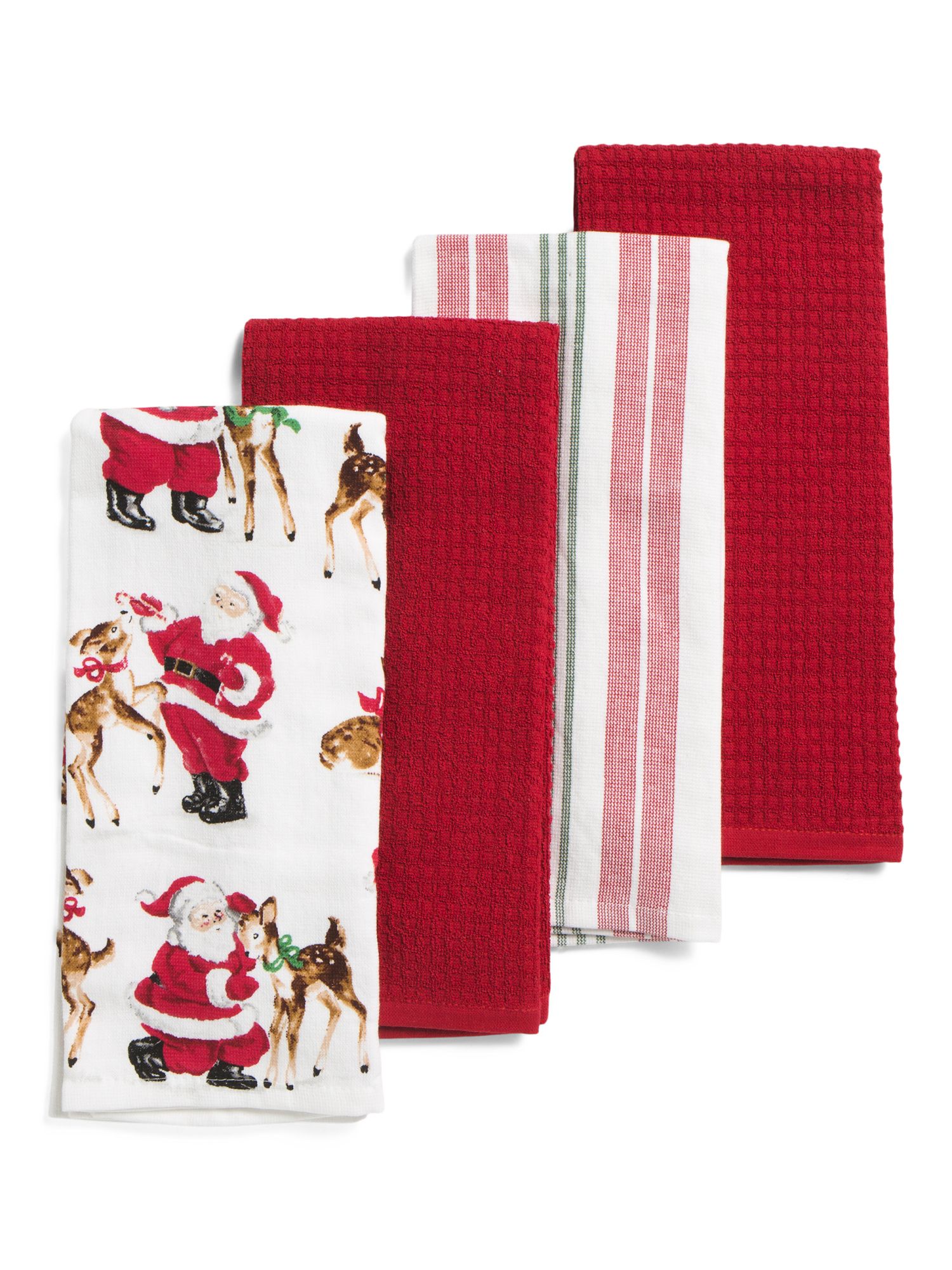 4pc Nicholas Reindeer A Kitchen Towel Set | TJ Maxx