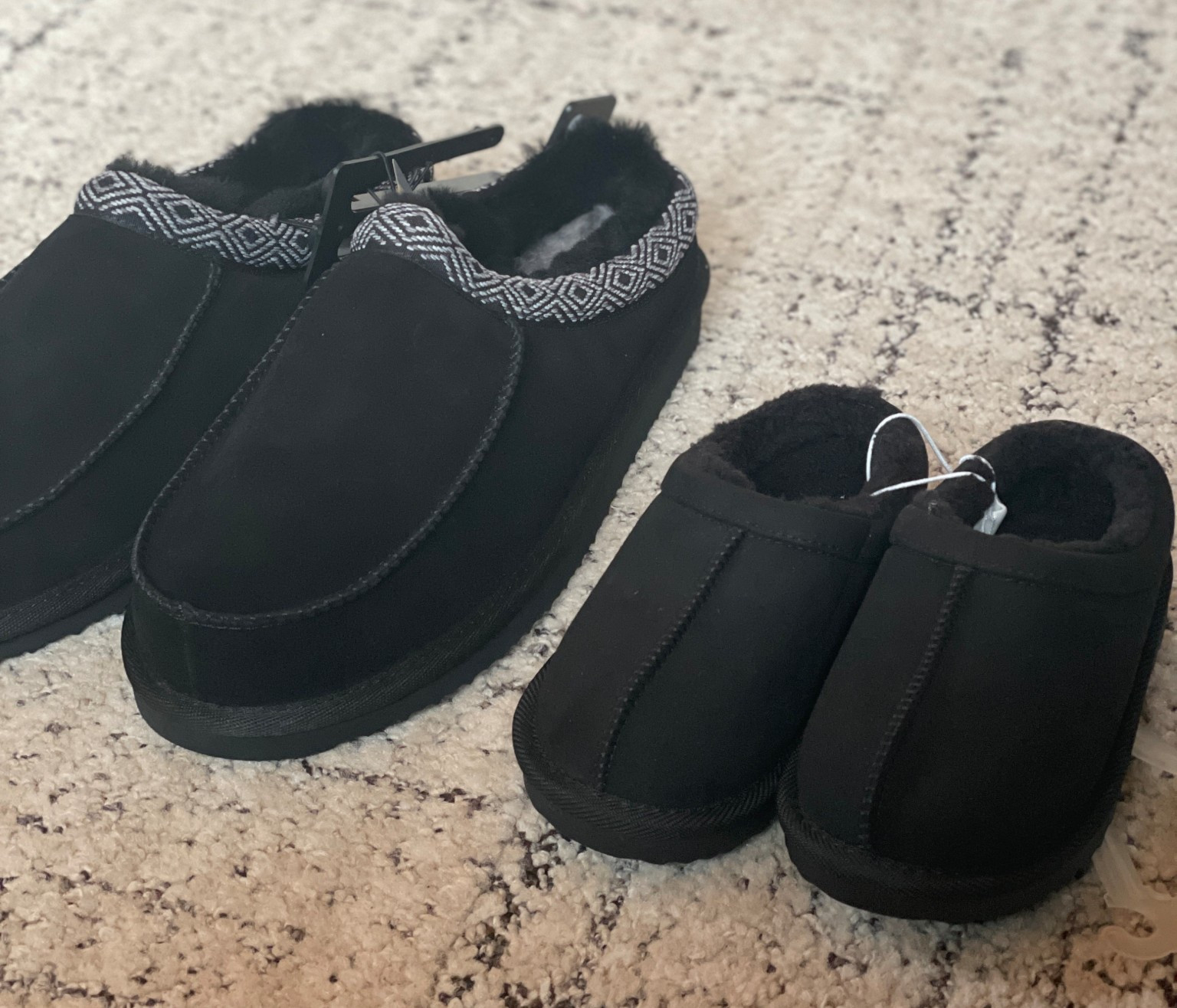 Slippers for the entire family!
