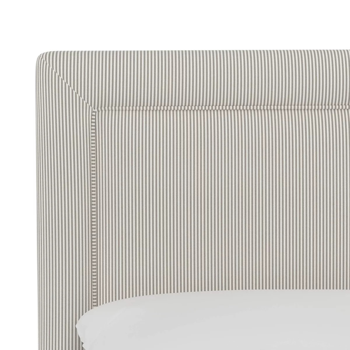 Skyline Furniture Queen Empire Striped Upholstered Headboard Taupe: Classic Design, Cotton Fabric... | Target