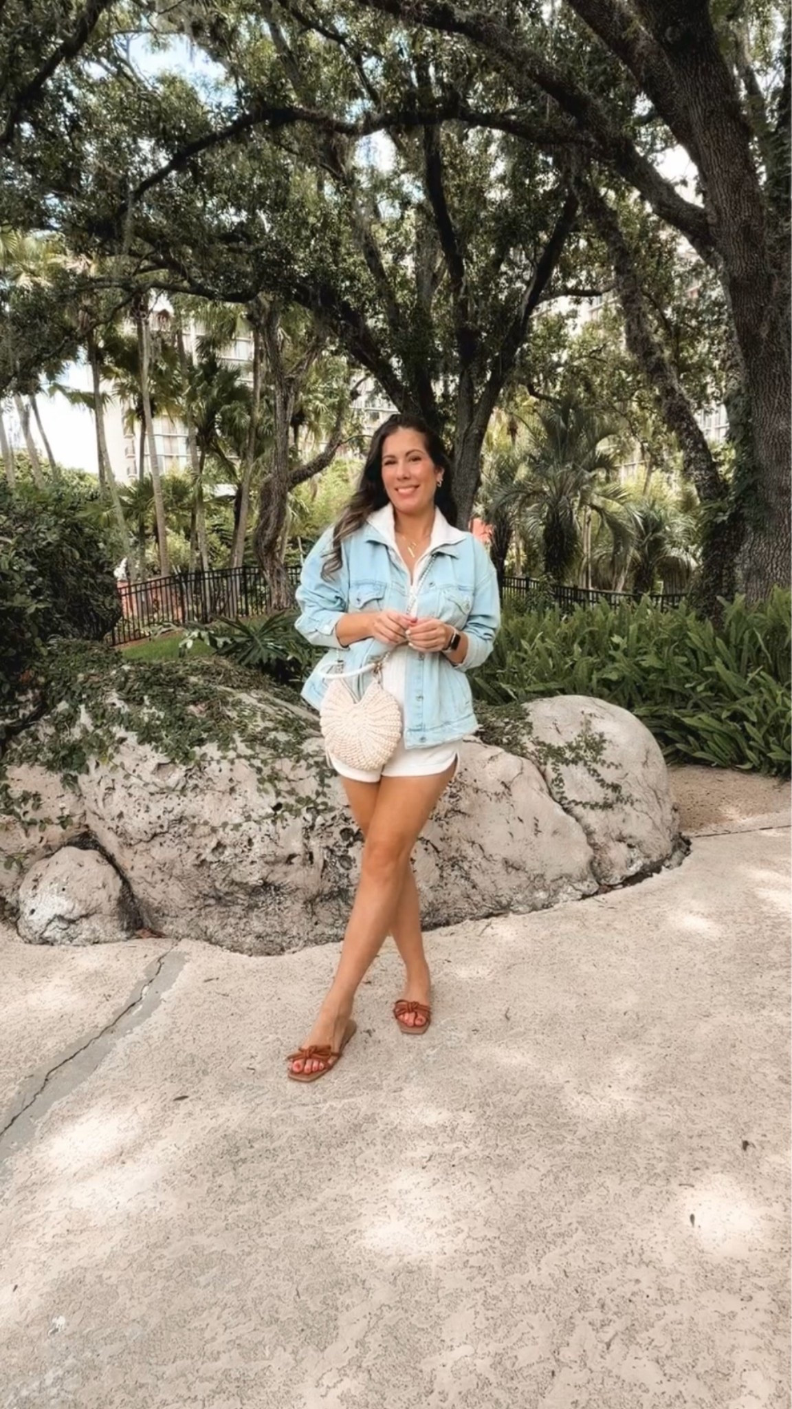 Casual mom outfits but make them chic ✨

This Walmart romper got so many compliments at my amdaughters dance convention. Same for this cute Amazon purse! Love the shell purse so much!! Denim jacket is also Walmart — wearing size medium

#LTKootd #LTKmomlife #LTKActive