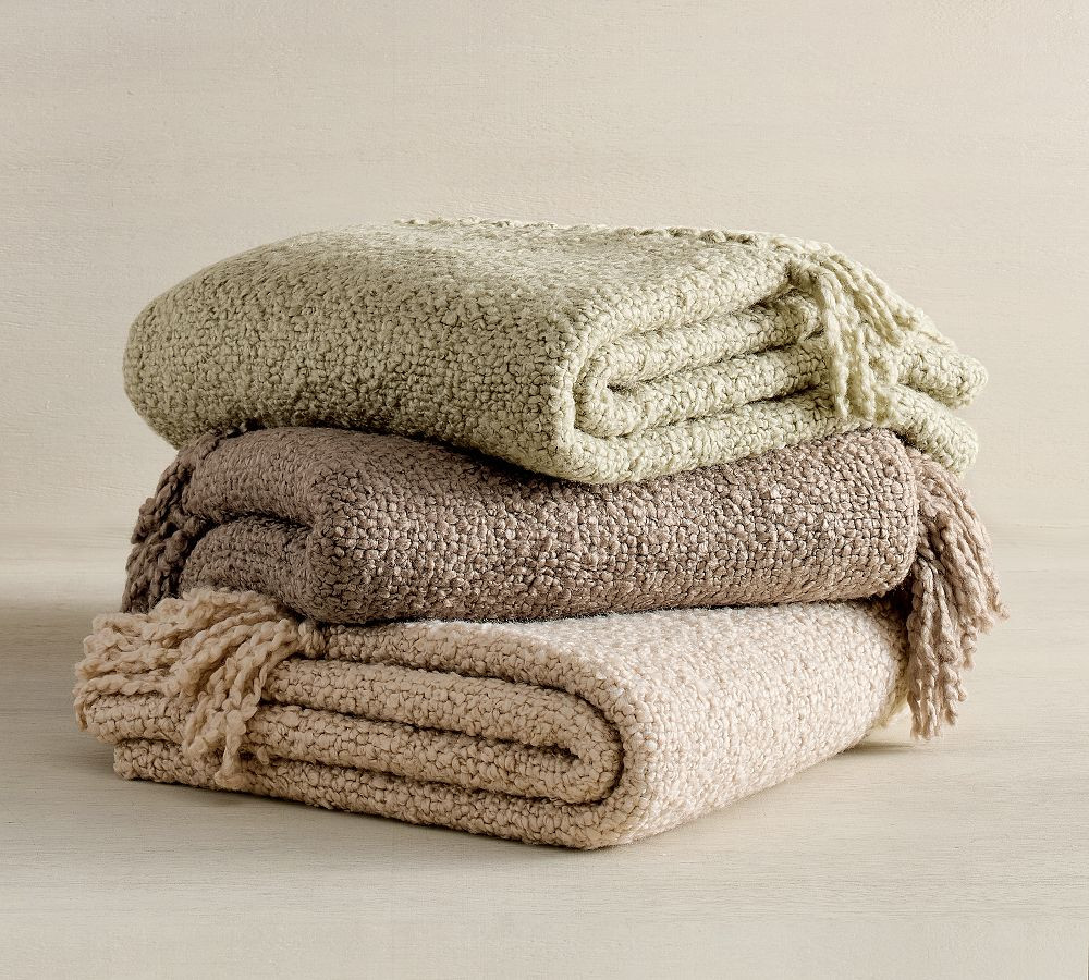 Dreamy Handwoven Fringe Throw | Pottery Barn (US)