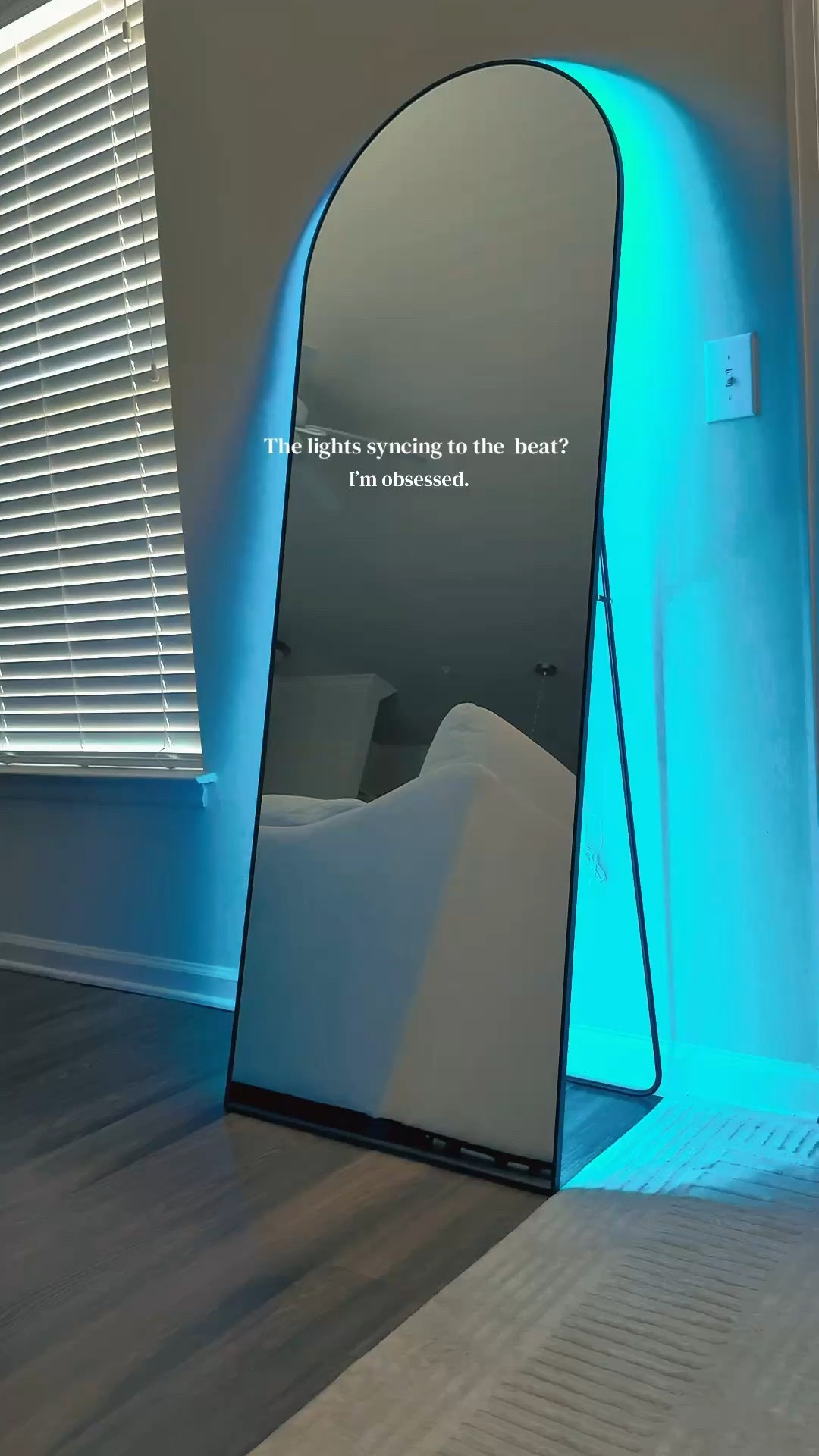 These LED lights completely transformed my mirror—and my getting-ready routine. ✨🎶

I love that they sync to the music, so the colors pulse with every beat, turning an ordinary mirror into a whole vibe. Even better, everything is customizable through an app on your phone, so you can change colors, brightness, effects, and moods with just a tap.

If you’ve been looking for an easy way to add some personality to your space, this is it. 🤍💙💜🩷

#LTKgrwm #LTKHome