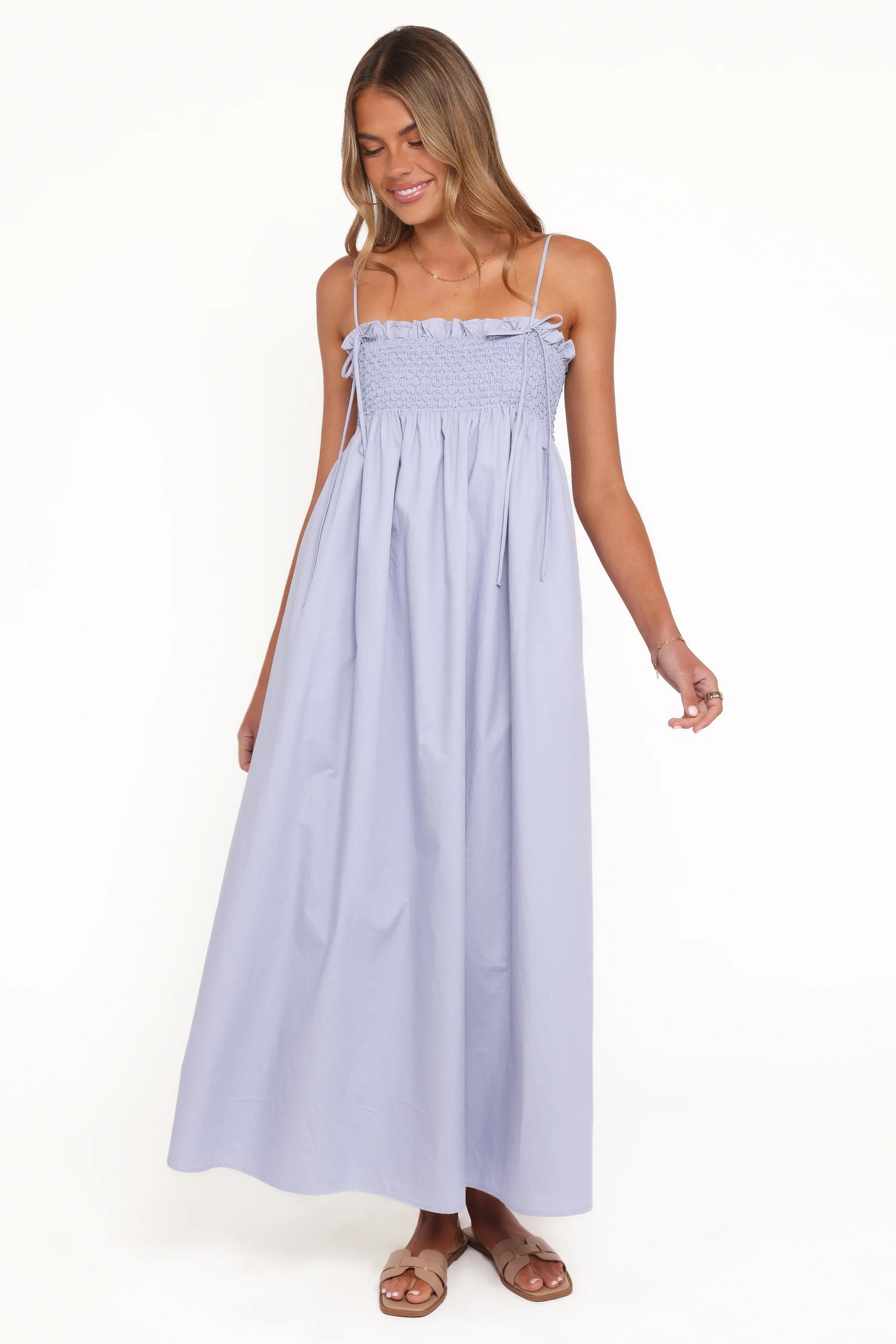Josie Maxi Dress - Cornflower Blue | Petal & Pup (US)