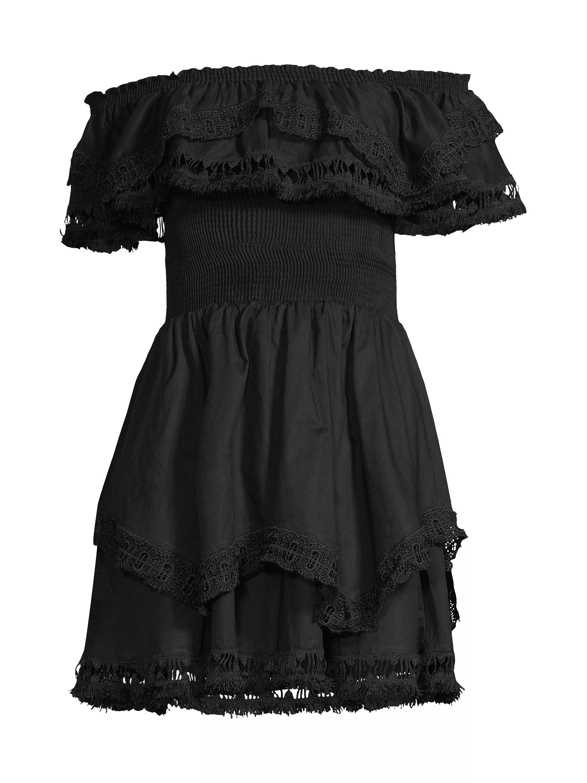 Wyatt Lace-Trim Dress | Saks Fifth Avenue