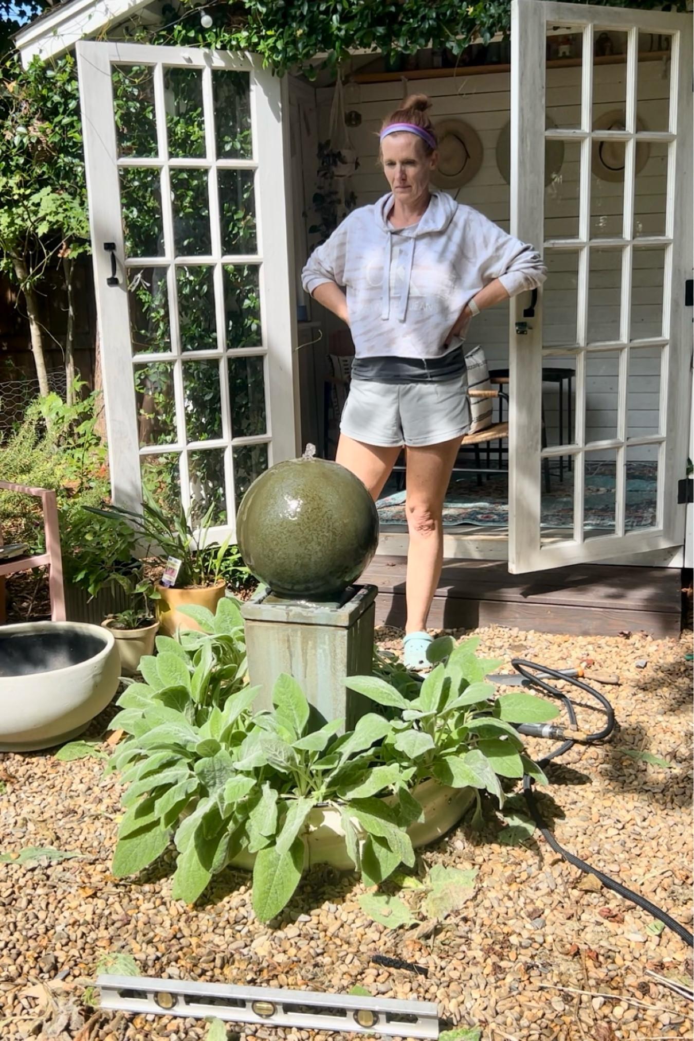 Garden fountain upgradee