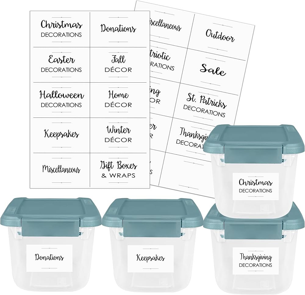 Mintitude Garage | Basement | Holiday | Storage | Organization Labels - Waterproof Readjustable O... | Amazon (US)