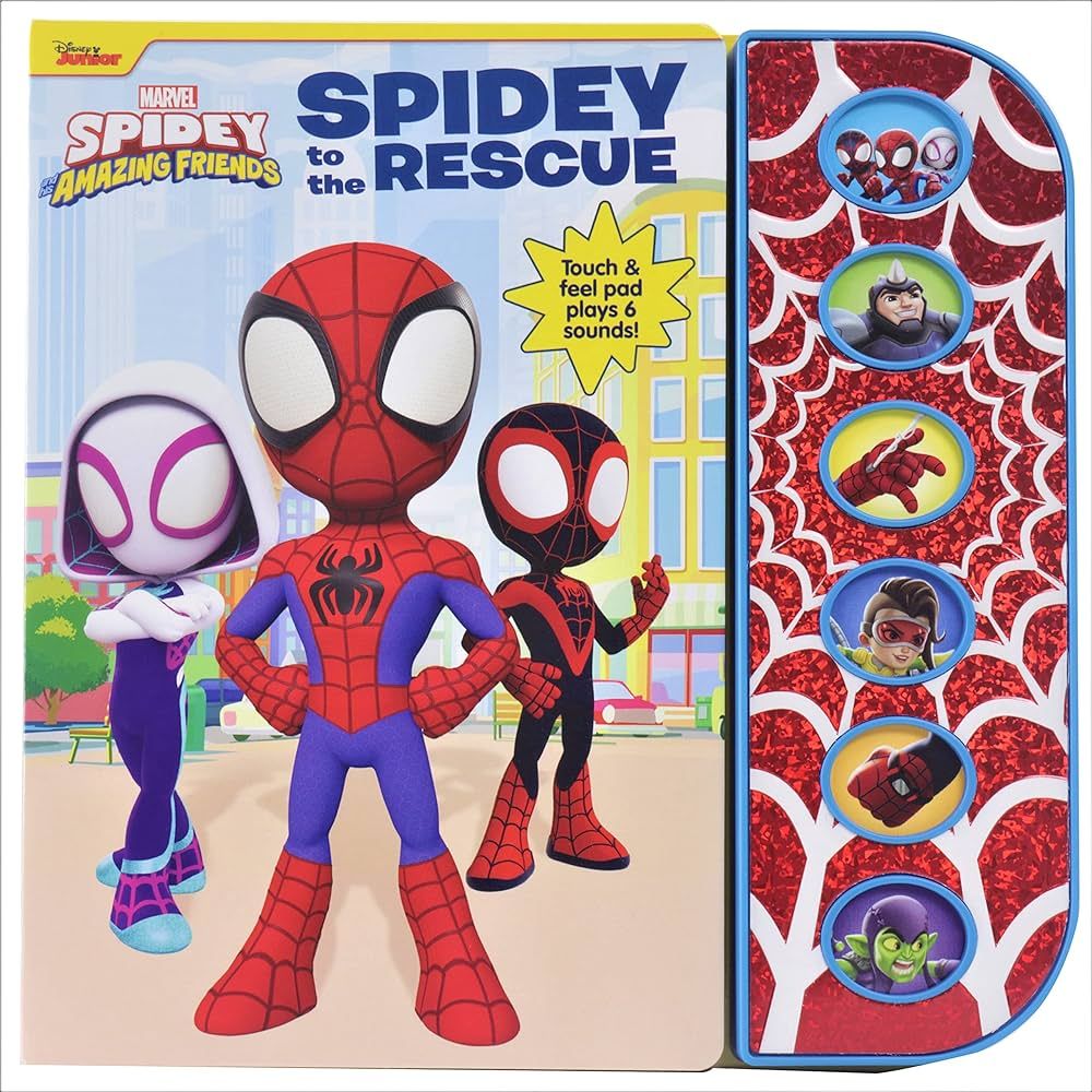 Marvel Spider-man - Spidey and his Amazing Friends - Spidey to the Rescue - Touch & Feel Textured... | Amazon (US)