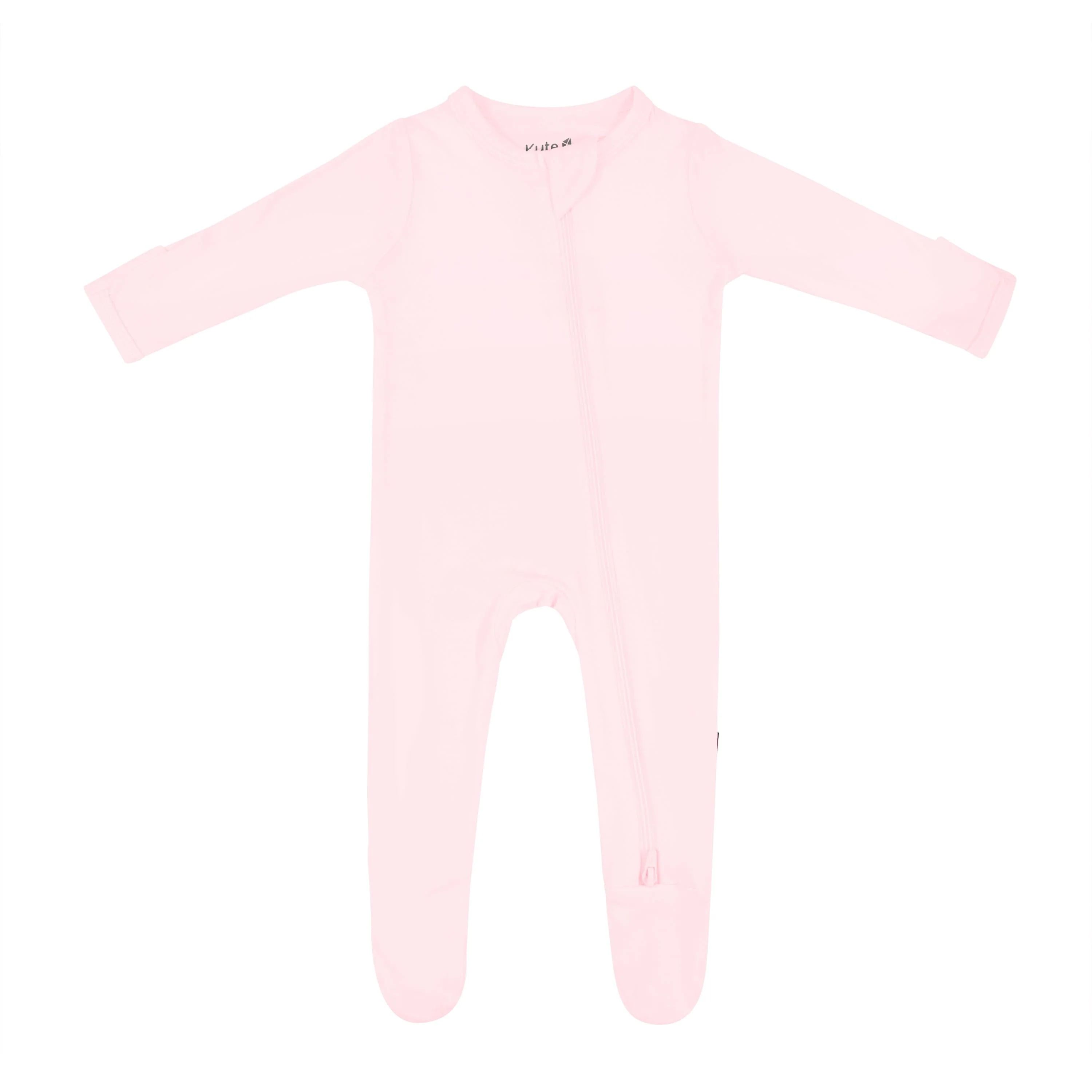 Zippered Footie in Sakura | Kyte BABY