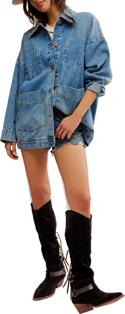 Free People Avery Denim Chore Jacket | Nordstrom | Nordstrom