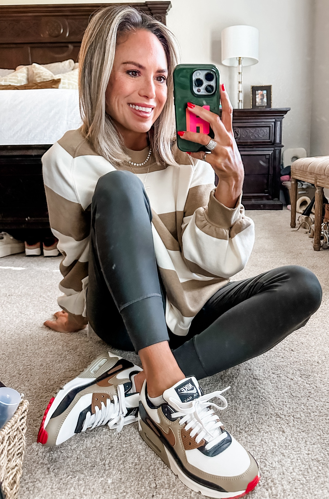 Neutral with a pop sneaks ✨❤️

#LTKStyleTip #LTKShoeCrush #LTKSeasonal