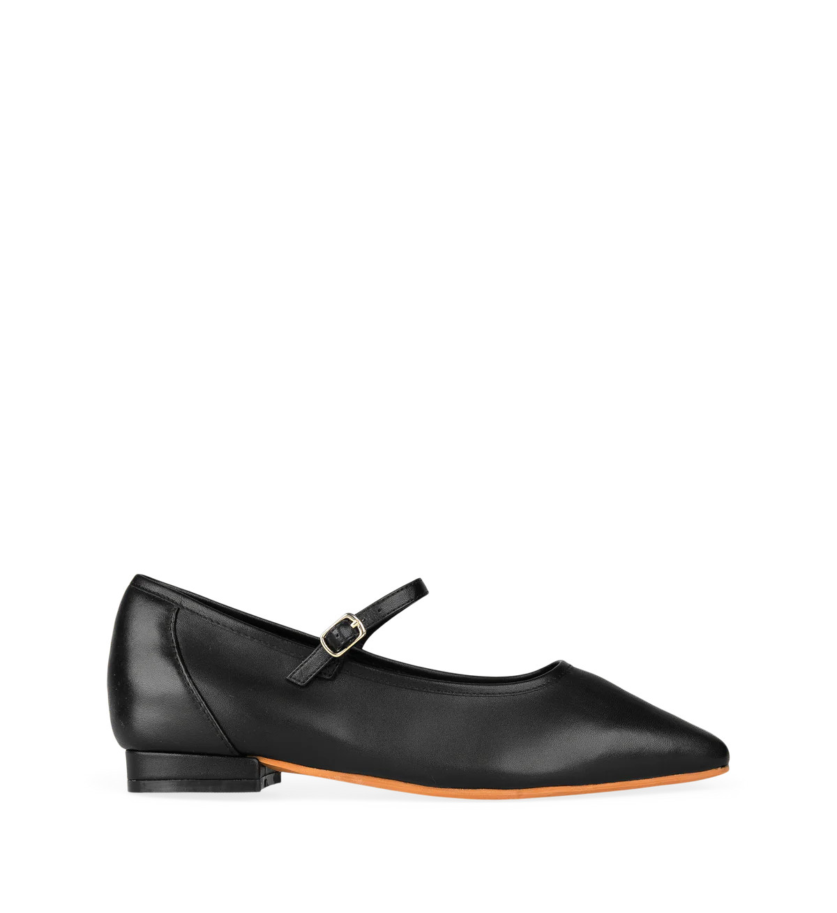 Surfbird Black Leather Ballet Flats | Bared Footwear | Bared Footwear