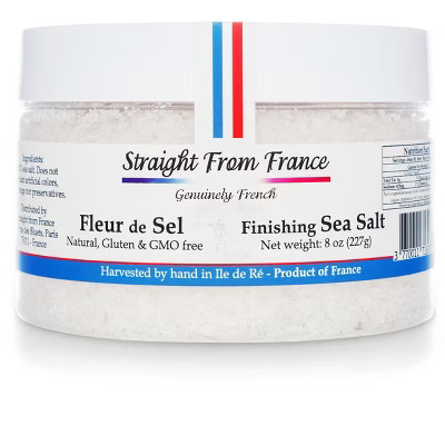 Straight from France French Fleur De Sel Finishing Sea Salt 8 Oz | Target