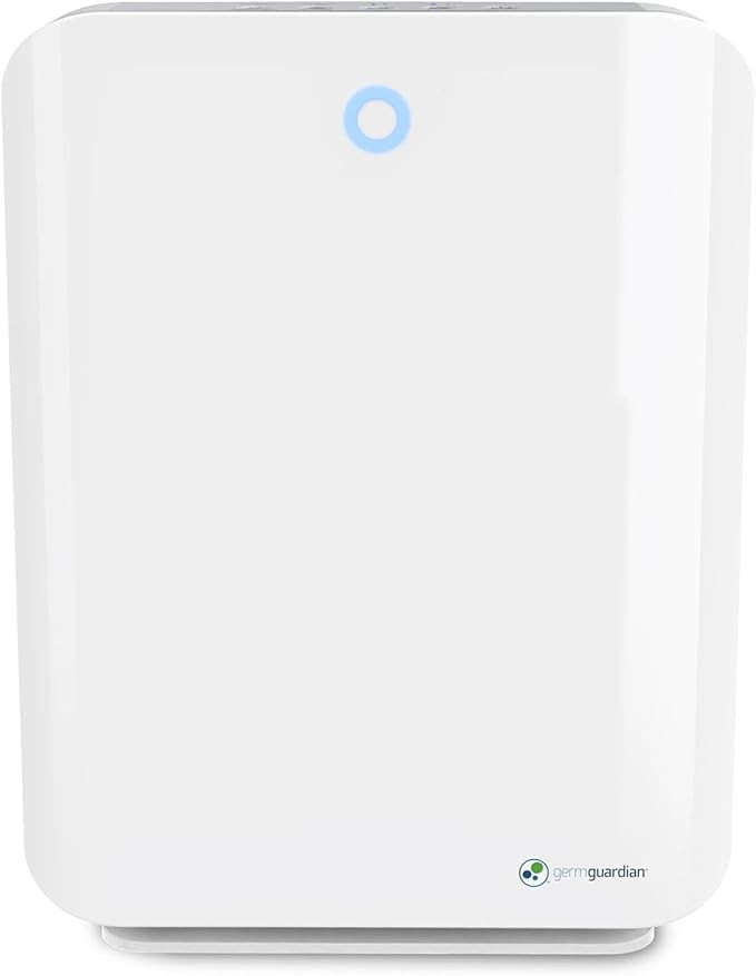 GermGuardian HEPA Air Purifier for Home, Large Rooms up to 1760 Sq. Ft. with HEPA Air Filter & UV... | Amazon (US)