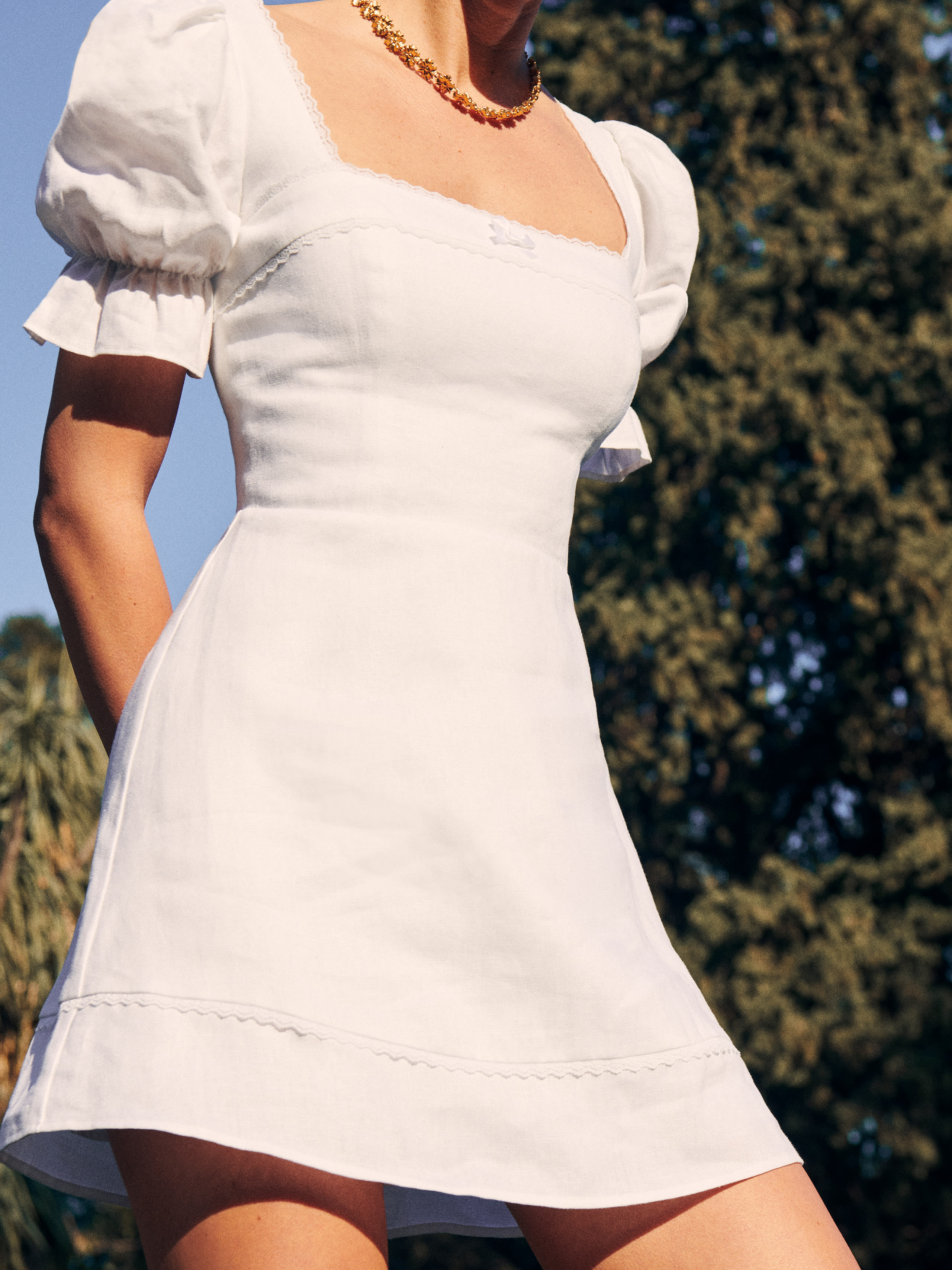 Evianna Linen Dress | Reformation (US & AU)