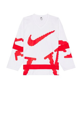 Nike Club Hockey Neo Varsity Jersey in White | FWRD 