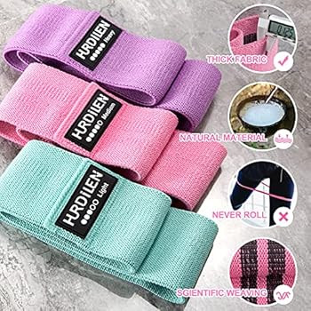Hurdilen Resistance Bands Loop Exercise Bands ,Workout Bands Hip Bands Wide Resistance Bands Hip Res | Amazon (US)