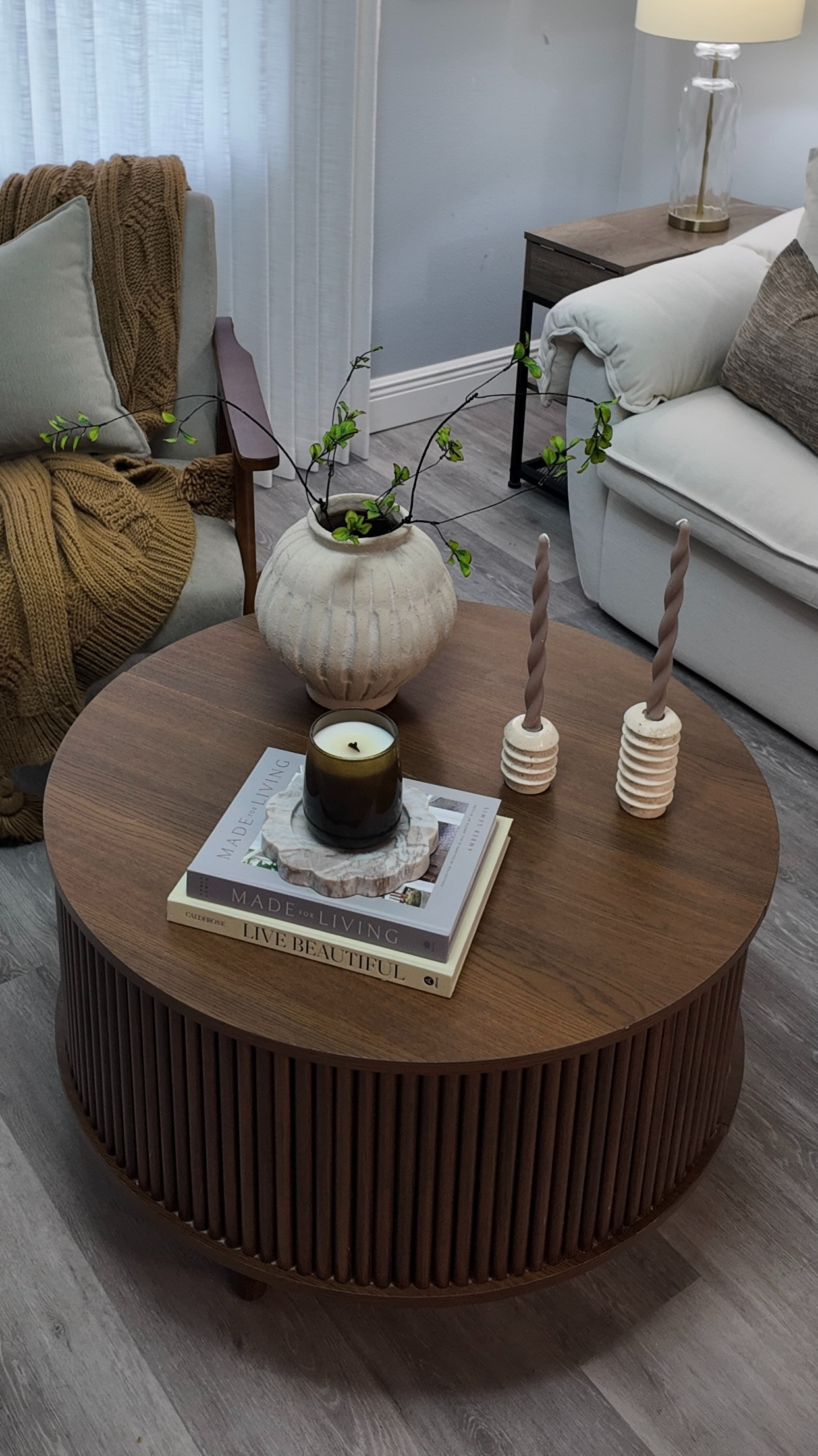 Small coffee table decor  

 #LTKSeasonal #LTKHome #LTKSaleAlert