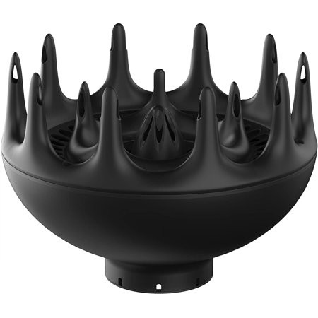 Black Orchid Large Hair Diffuser For Curly and Natural Hair - Professional Blow Dryer Diffuser to Ma | Walmart (US)