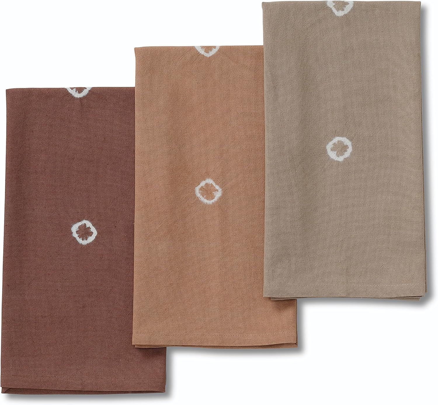 Folkulture Tea Towels or Fall Kitchen Towels with Hanging Loop, 20 X 26 Boho Dish Towels, 100% Co... | Amazon (US)