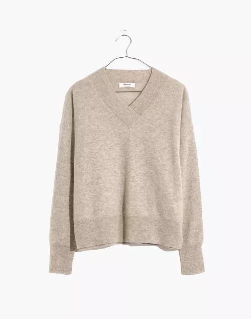 Cashmere V-Neck Sweater | Madewell
