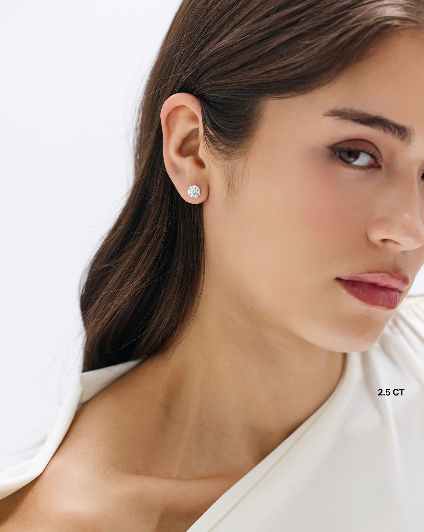 Round Lab Diamond Studs | Ring Concierge