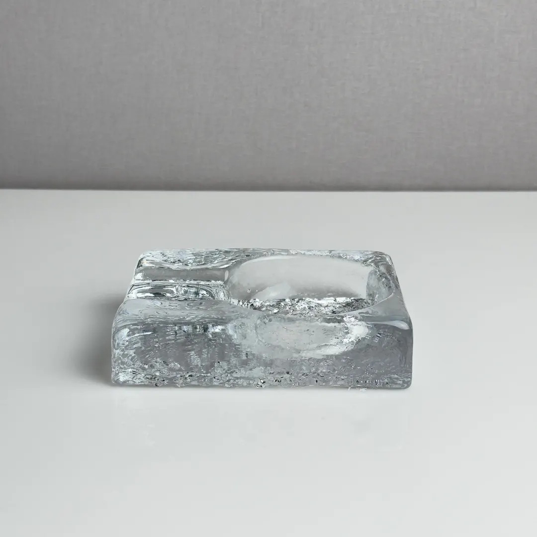 Vintage Kosta Boda Ice Block Ashtray – Rolf Sinnemark Double Channel Design – Mid-Century Mod... | Etsy (US)
