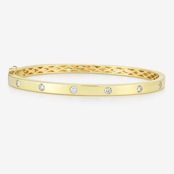 Inlay Diamond Bangle | Ring Concierge