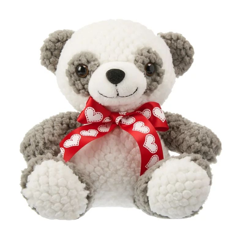 Way To Celebrate Valentine’s Day Cuddly Classic Plush Toy, Cuddly Panda | Walmart (US)